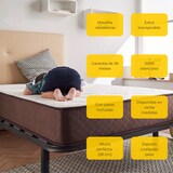 thumbnail of Somier con Patas Descansin | 80x200 cm | Materiales Resistentes | Silencioso | Gran Transpirabilidad