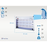 thumbnail of PURLINE Désinsectiseur aluminium mural ZZAP 30