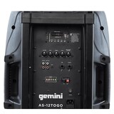 thumbnail of Paire d'enceinte active GEMINI AS-12TOGO Sono DJ sur batterie, 2x1500W, Bluetooth FM, Jeux de lumières Pack RAINBOW, Portique