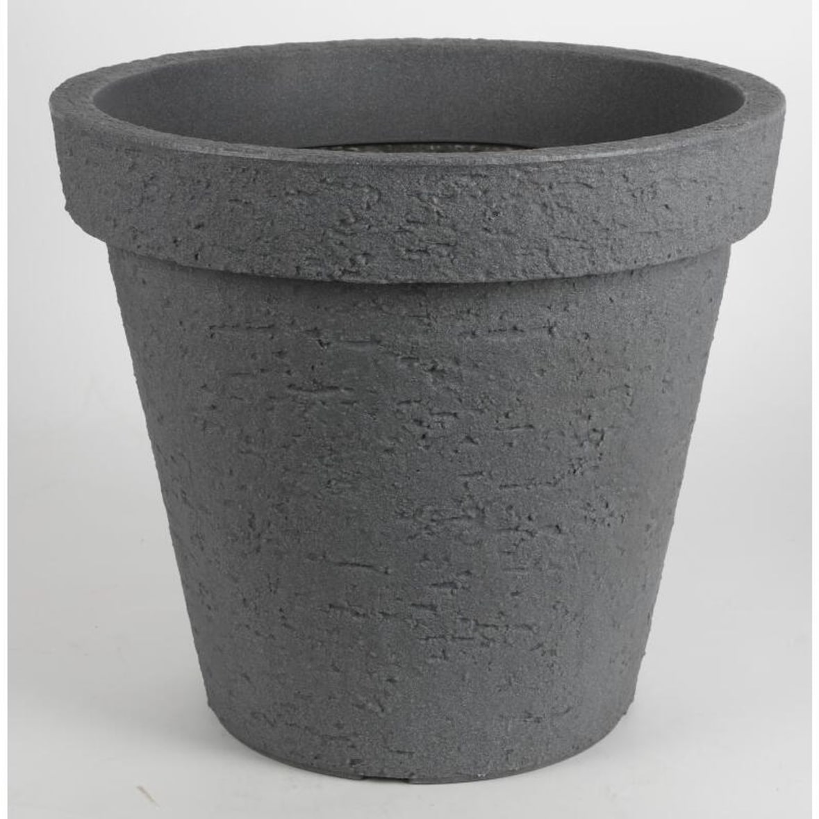 Pflanzenkübel `Pisa` 58 x 53cm großer Übertopf Blumen grau Kunststoff Grau 58