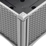 thumbnail of Helloshop26 - Fioriera rialzata per piante fiori e terrazze con gambe grigio chiaro 120 x 40 x 42 cm PP grigio 02_0038172