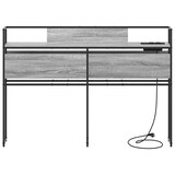 thumbnail of vidaXL Stauraum-Kopfteil mit Regal Grau Sonoma 135 cm Holzwerkstoff