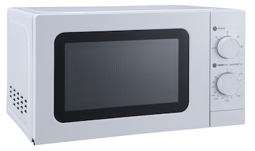 aro Microondas MW10720, acero-SPCC, 43.9 x 33.4 x 25.8 cm, 20 L, 700 W, 5 programas, temporizador, plato giratorio: Ø 25.5 cm, blanco