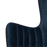 thumbnail of METRO PROFESSIONAL Fauteuil rembourré Navari, acier/polyester, bleu/noir