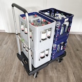 thumbnail of Plattformwagen klappbar 150 kg leicht mobil Transportwagen für Einkäufe Umzug Rollwagen