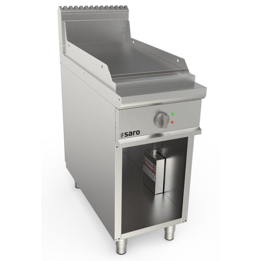 Saro Elektrogriddleplatte 400Mm Breit Stand Glatt Modell Lq / Fte2Bal