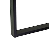 thumbnail of Vacchetti Tavolo metallo Canberra con top legno nero cm160x90h75