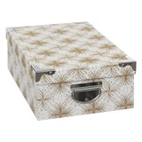 thumbnail of Lot de 6 Boîtes de rangement coins en métal déco Ballet doré