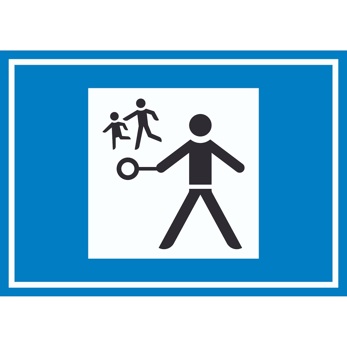 Verkehrshelfer Symbol Schild A4 (210x297mm)