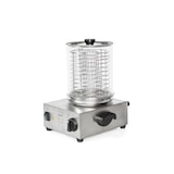 thumbnail of METRO PROFESSIONAL Macchina per hot dog GHM1002, acciaio inox/vetro, Ø 20 x 40 cm, 800 W, con indicatore di livello dell'acqua, argento