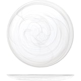 thumbnail of H&H Confezione 6 Piatti Frutta Alabastro Vetro, Bianco, Cm 21