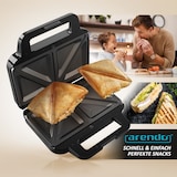 thumbnail of Arendo Sandwichmaker 3-in-1, 900 W, Cool Touch, Antihaft, BPA frei