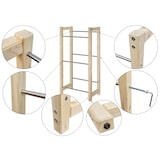 thumbnail of Getränkekistenregal aus Edelstahl und Massivholz Boxenregal 90.81-01