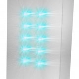 thumbnail of vidaXL Douchepaneel gebogen roestvrij staal