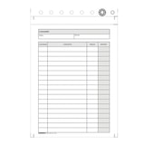 thumbnail of Bloc de camarero en papel duplicado autocopiativo 8º natural 100x150 mm