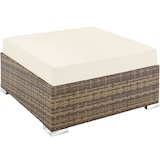thumbnail of tectake Conjunto de lounge em rattan com estrutura em alumínio Paris  Natural
