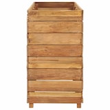 thumbnail of vidaXL Hochbeet 150x40x72 cm Teak Altholz und Stahl