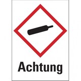 thumbnail of Dreifke® Gefahrstoffetiketten - Gasflasche (GHS04) Signalwo - 20x29 mm Folie selbstklebend
