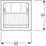 thumbnail of Busch-Jaeger KNX-Bewegungsmelder-Sensor 6122/02-82-500 2CKA006132A0284
