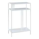 thumbnail of Helloshop26 - Table console métal 85 x 55 x 30 cm blanc 03_0008583