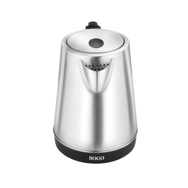 Solis 559 Bollitore Elettrico 1.8L 2200W – Acciaio Inox, Controllo Digitale Temperatura, Filtro Anticalcare, Nero