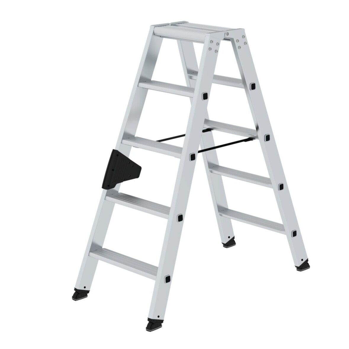 Stehleiter 40228 beidseitig 2x5 Stufen