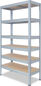 thumbnail of shelfplaza PRO 155x80x40 cm Schwerlastregal in verzinkt mit 6 Böden und 166 kg Traglast pro Boden