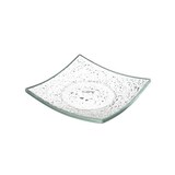 thumbnail of Plato cuadrado transparente