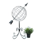 thumbnail of DanDiBo Sonnenuhr Garten Metall Globus 101806 Modern Stehend Sonnenuhr aus Schmiedeeisen 72 cm Gartenuhr Gartendeko