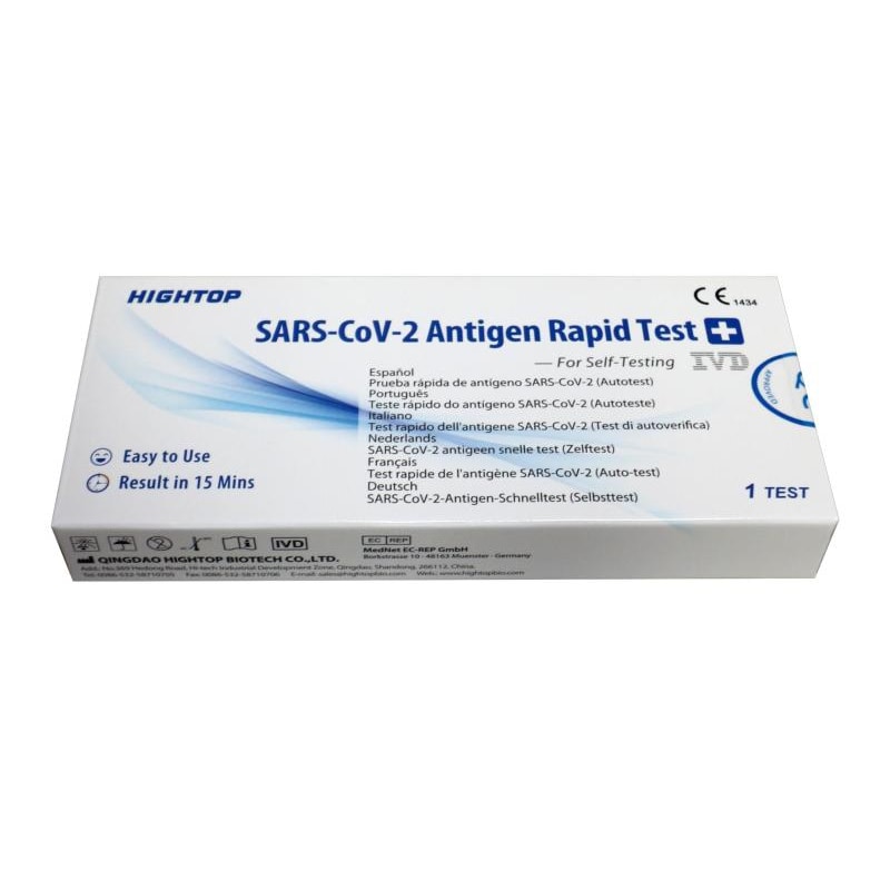 HIGHTOP Corona Test, 1er Nasal Laie