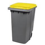 thumbnail of ROSSIGNOL Poubelle conteneur 2 roues 340L KOROK gris/jaune