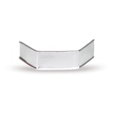 thumbnail of 1000x U-Clipse Verschlussclipse Beutelverschlüsse 40 mm Silber Papier