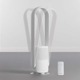 thumbnail of Standventilator WiFi Ø25,5 cm 26 W 9 Geschwindigkeiten Vital Silence Weiß Thinia Home
