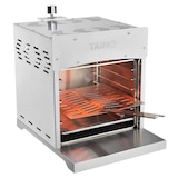 thumbnail of TAINO XXL Hochleistungsgrill Gas bis 800°C mit Pizzastein Edelstahl Silber