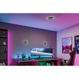 thumbnail of Paulmann Mur et Plafonnier Spaceglow Two   RGB+ 1200lm 230V 14W gradable Noir mat 71037