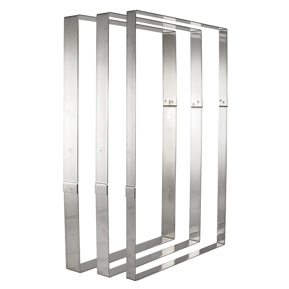 Matfer Cadre à entremet inox rectangle 49.6 x 29 cm H.3.5 cm Matfer - 371008