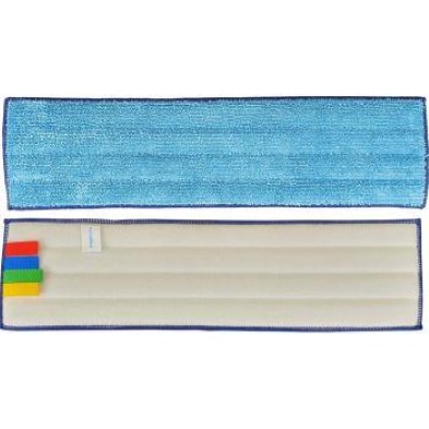Frange épaisse velcro bleue 60 cm