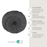 thumbnail of Schiesser Spannbettlaken Flexi - 95/5 - 100 x 200 cm - Dunkelgrau