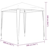 thumbnail of vidaXL Profi-Partyzelt 2x2 m Anthrazit
