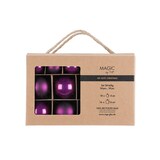 thumbnail of 34 Weihnachtskugeln Glas 4-6cm Mix matt & glänzend Christbaumkugeln Weihnachtsbaumkugeln Set Christbaumschmuck Weihnachtsbaumschmuck Deko Lila Purpur