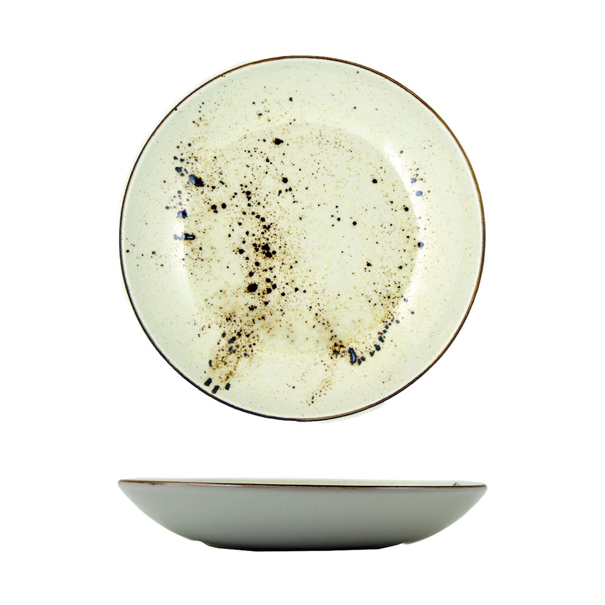 6 Platos H cup 25,5cm Marfil