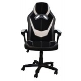 thumbnail of Chef-Sessel Büroausstattung Bürostuhl Schreibtischstuhl mit Wipp Mechanik Wipp Funktion "Treviso" in schwarz-weiß Jet-Line