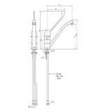 thumbnail of Monolith Mischbatterie, Einloch-Montage, Einhebelmischer