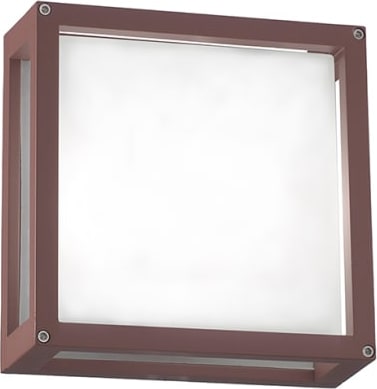 Discovery Außenleuchte IP54 Braun, Aludruckguss, satiniertes Glas – Rossini