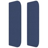 thumbnail of vidaXL Kopfteil mit Ohren Blau 147x16x78/88 cm Stoff