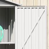 thumbnail of vidaXL Tuinschuur 116x45x175 cm gegalvaniseerd staal grijs