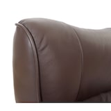 thumbnail of MCA Sillón relax Montreal, taburete sillón TV, cuero genuino 130kg cargable ~ marrón, marrón natural