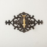 thumbnail of Moritz Garten Wasserhahn Zierrosette 34 x 18 cm mit Wasseranschluss Nostalgie Zapfstelle antik braun Stil