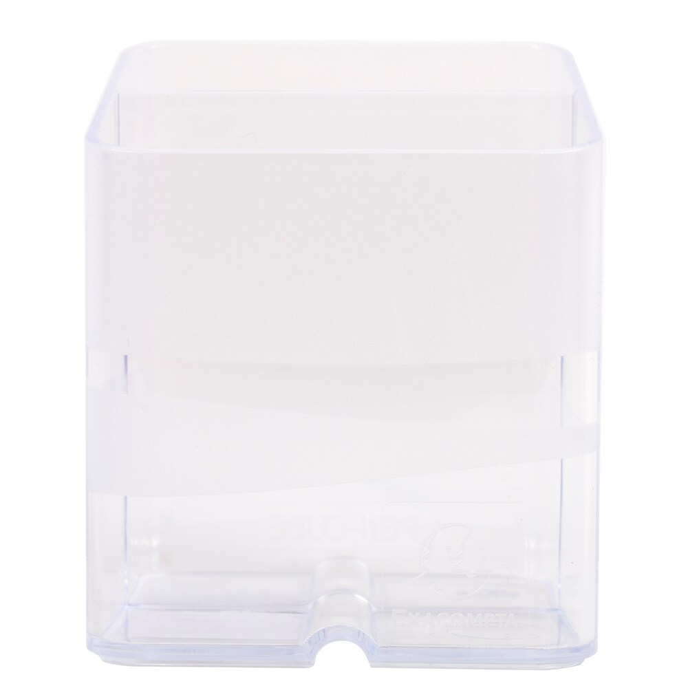 Lot de 10 Pot à crayons PEN-CUBE Office cristal