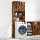 thumbnail of vidaXL Waschmaschinenschrank Räuchereiche 64x24x190 cm Holzwerkstoff
